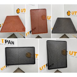 Tavi teflonate perforate, 60 × 40 cm, cu 4 laturi la 45°