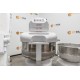 Malaxor spiral Pietroberto Easy E 160 cu 3 cuve detasabile si ridicator rasturnator