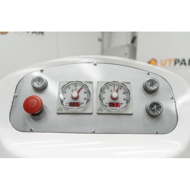 Malaxor spiral Pietroberto Easy E 160 cu 3 cuve detasabile si ridicator rasturnator